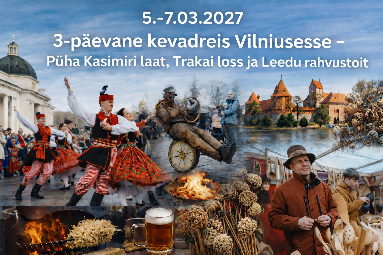 Kolmepäevane kevadreis Vilniusesse 5.–7. märtsil 2027