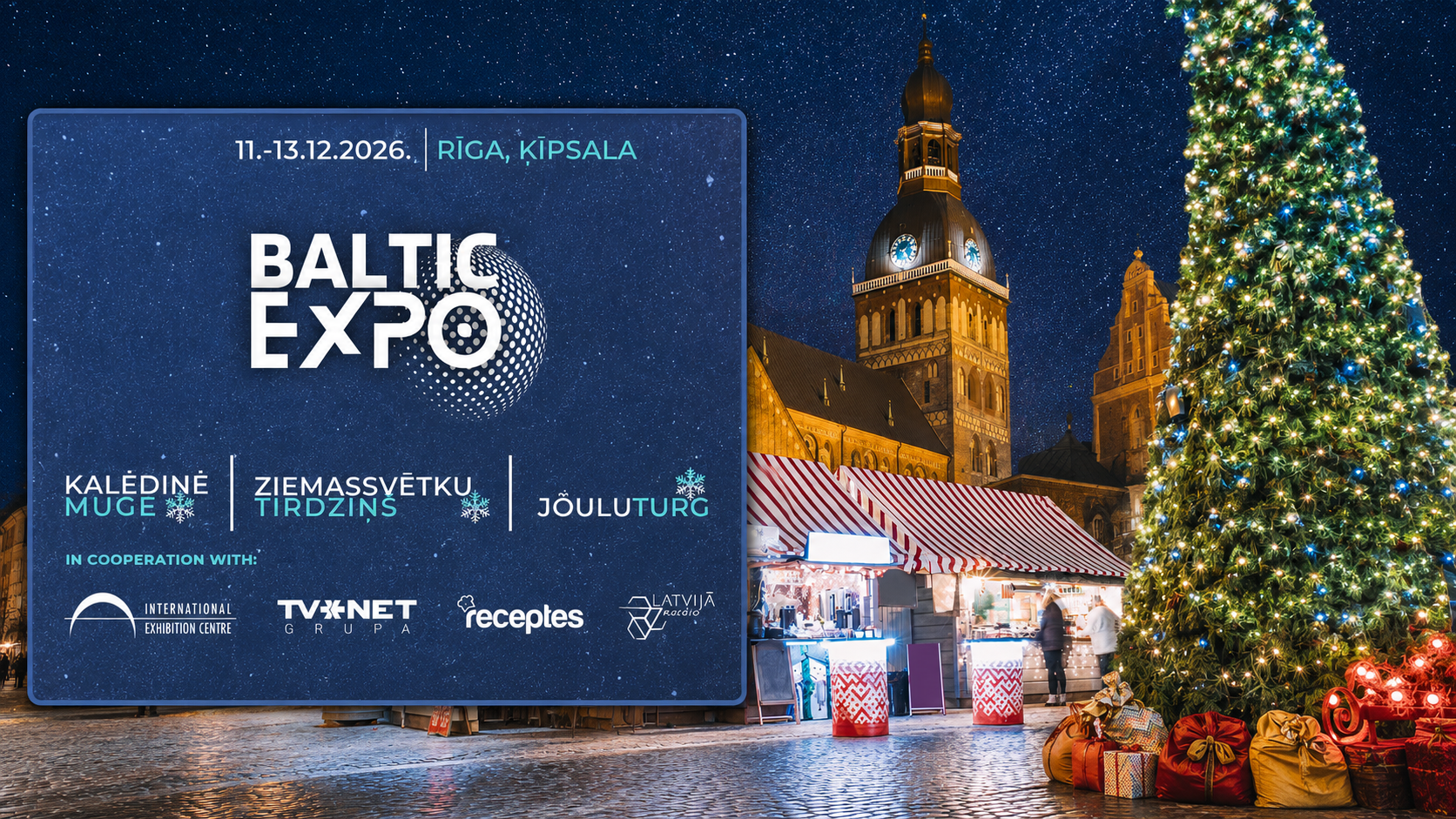 Baltic EXPO jõululaat ja jõulusäras Riia vanalinn
